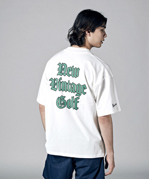 【NEW VINTAGE GOLF】Penguin mock neck T－shirt