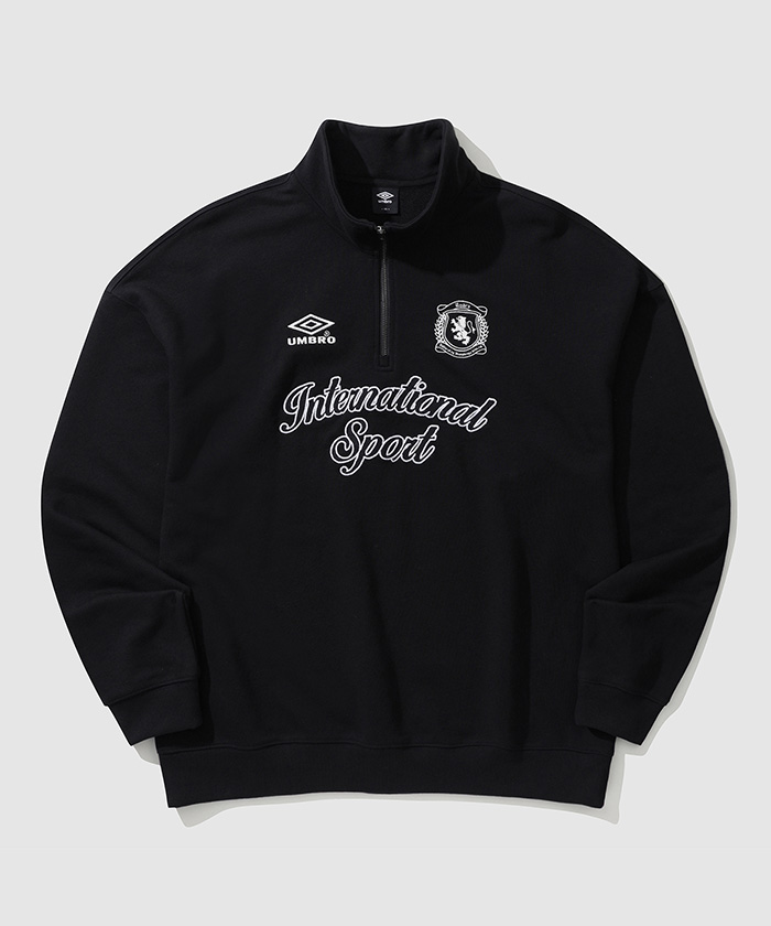 UMBRO KOREA】HERITAGE HALF－JIP SWEAT SHIRT ｜【デサント公式通販