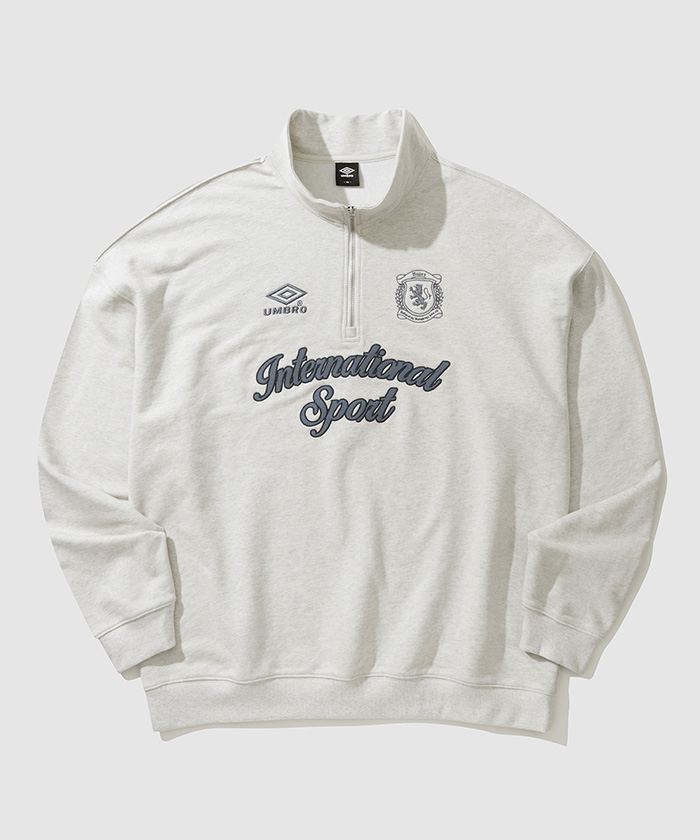 UMBRO KOREA】HERITAGE HALF－JIP SWEAT SHIRT ｜【デサント公式通販