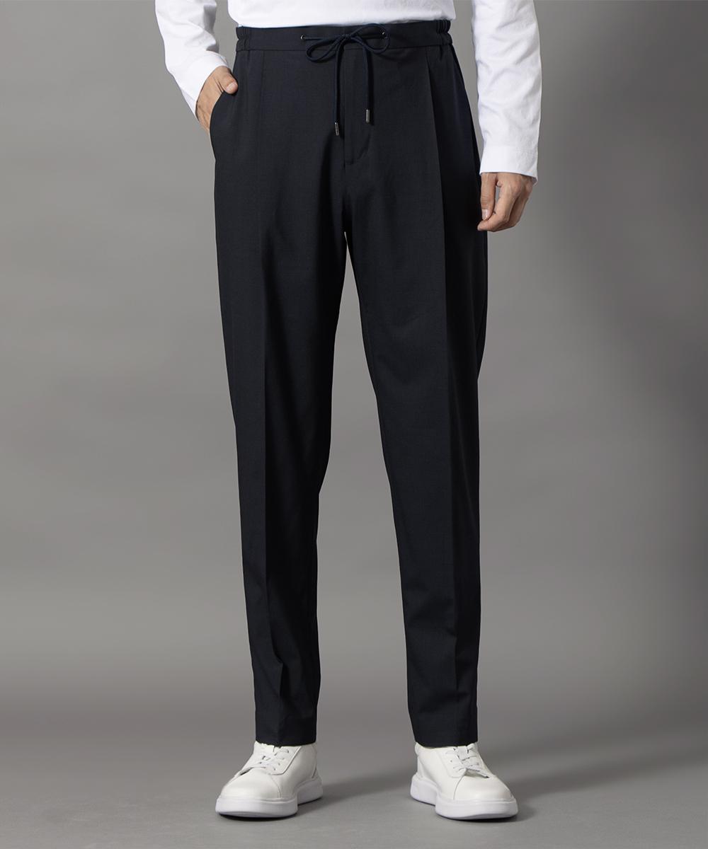 パンツ d.h. グレンチェックテーパードパンツ(セパレーツ)(1プリーツ