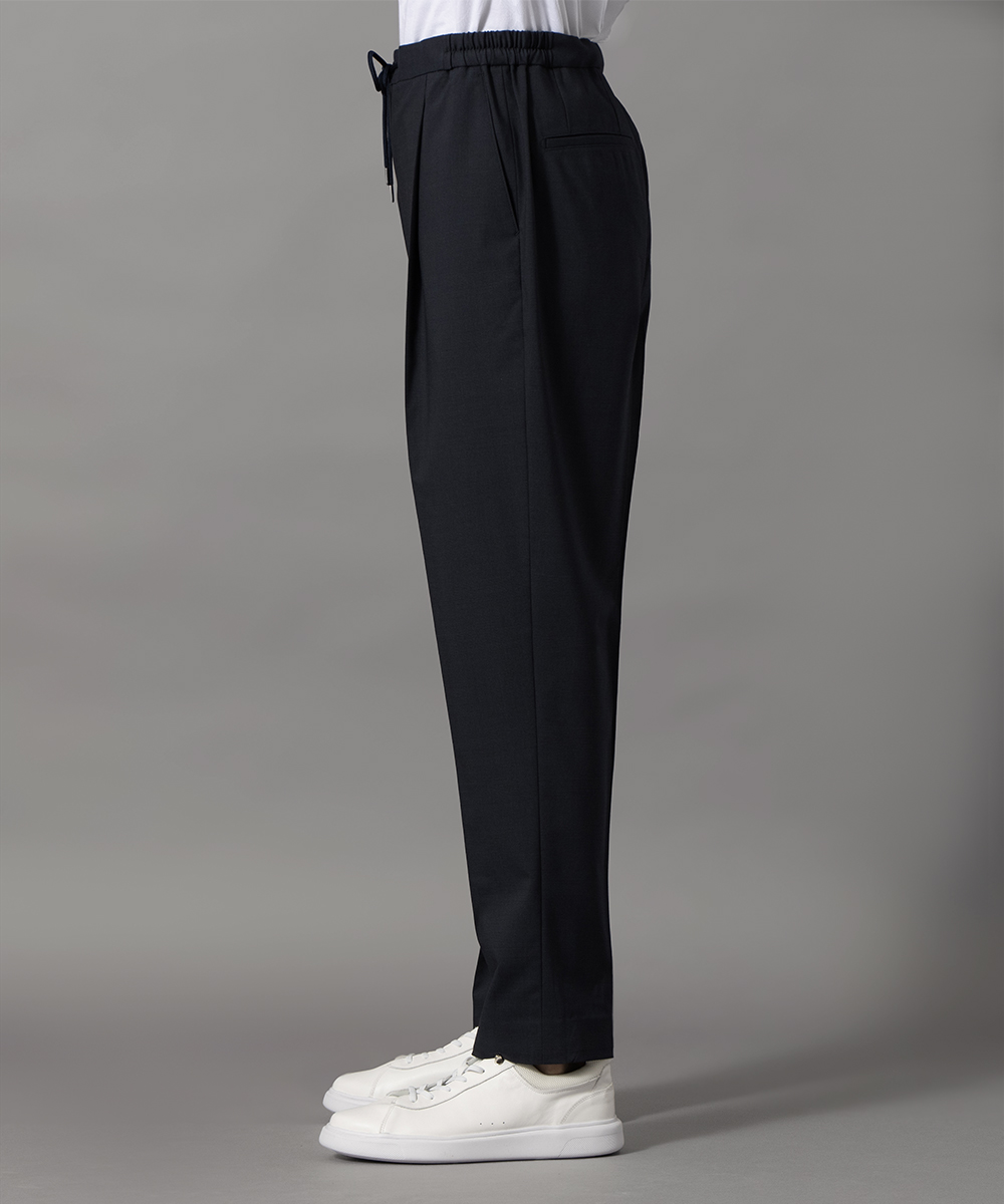 グレンチェックテーパードパンツ(セパレーツ)(1プリーツ