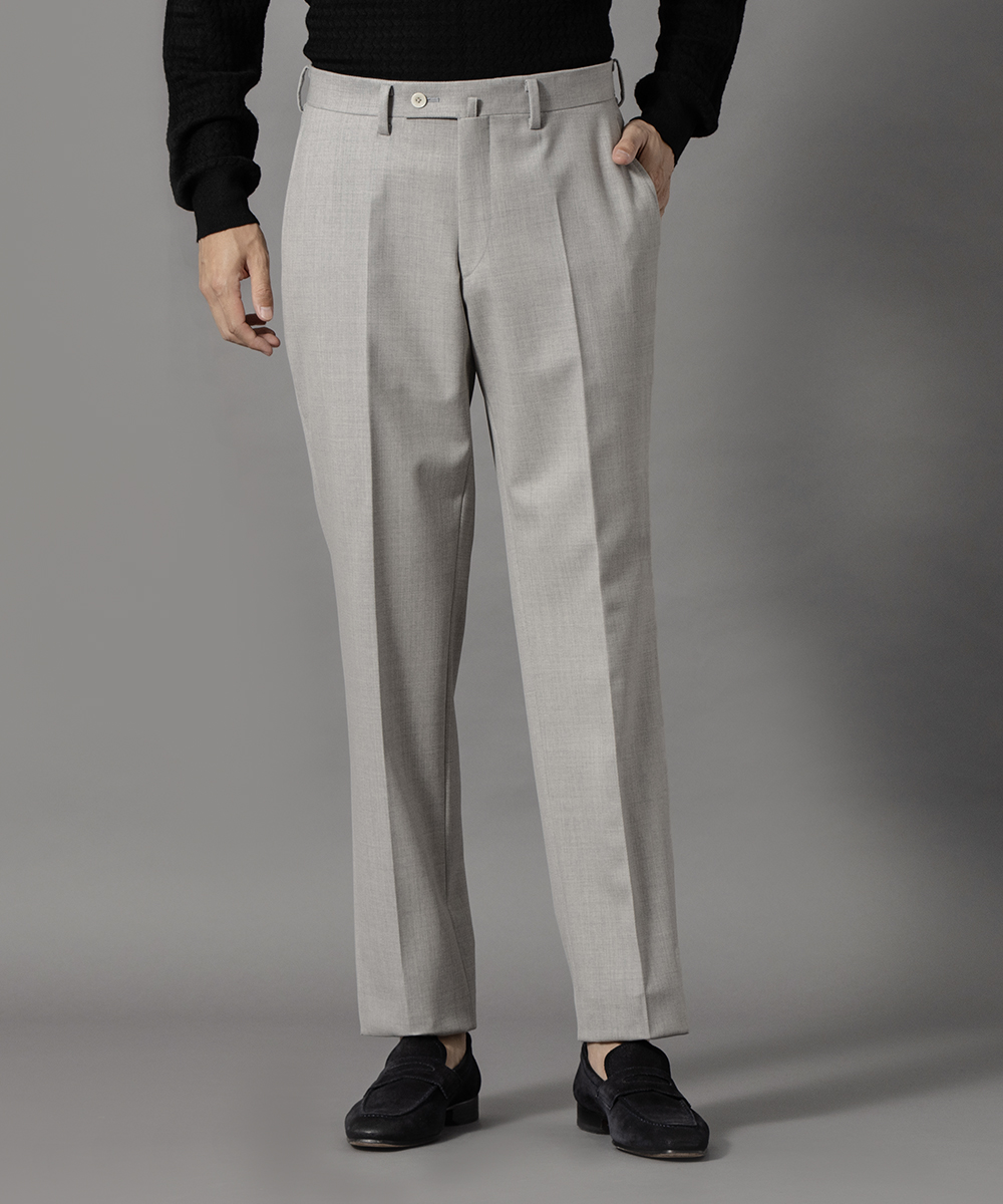 Tollegno】2wayストレッチドレスパンツ(0プリーツ)（ドレス