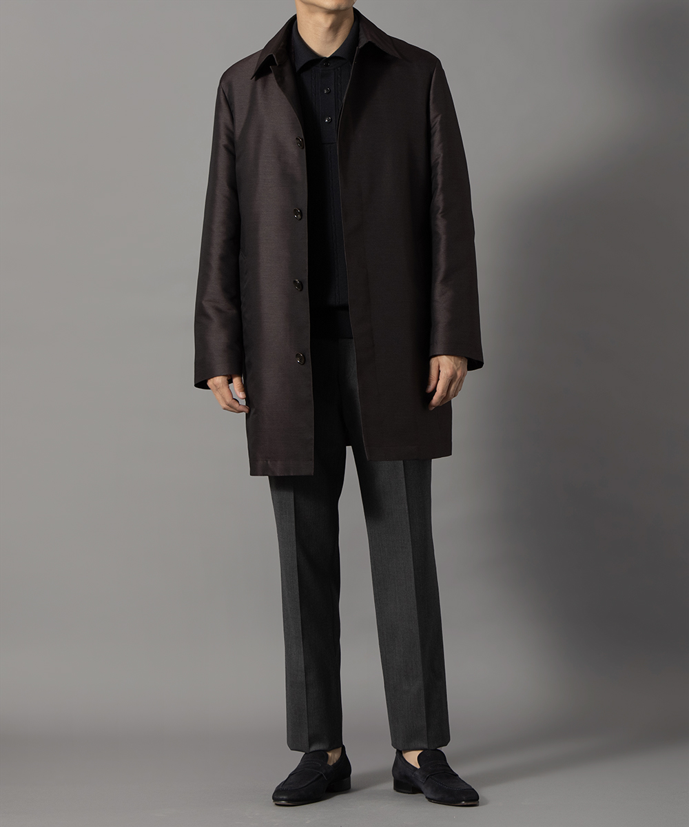 【美品】D'URBAN ダーバン ライナー付き コート 比翼 ベルト LL 紺 美品】D'URBAN ダーバン ライナー付き コート 比翼 ベルト LL 紺