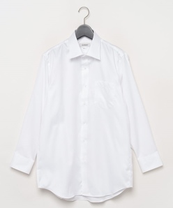 【ネックスリーブ】ツイルシャツ　(セミワイド)
