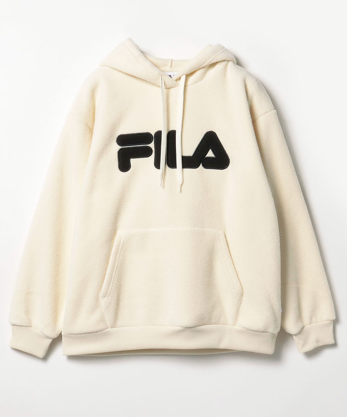 即納得価あいみょん ビッグサイズ FILA フリース パーカー ネイビー 90s ジャケット・アウター