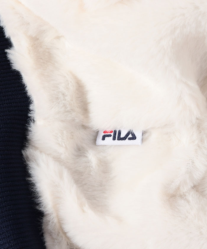 FILA EXCLUSIVE フェイクファーパーカージャケット レディース