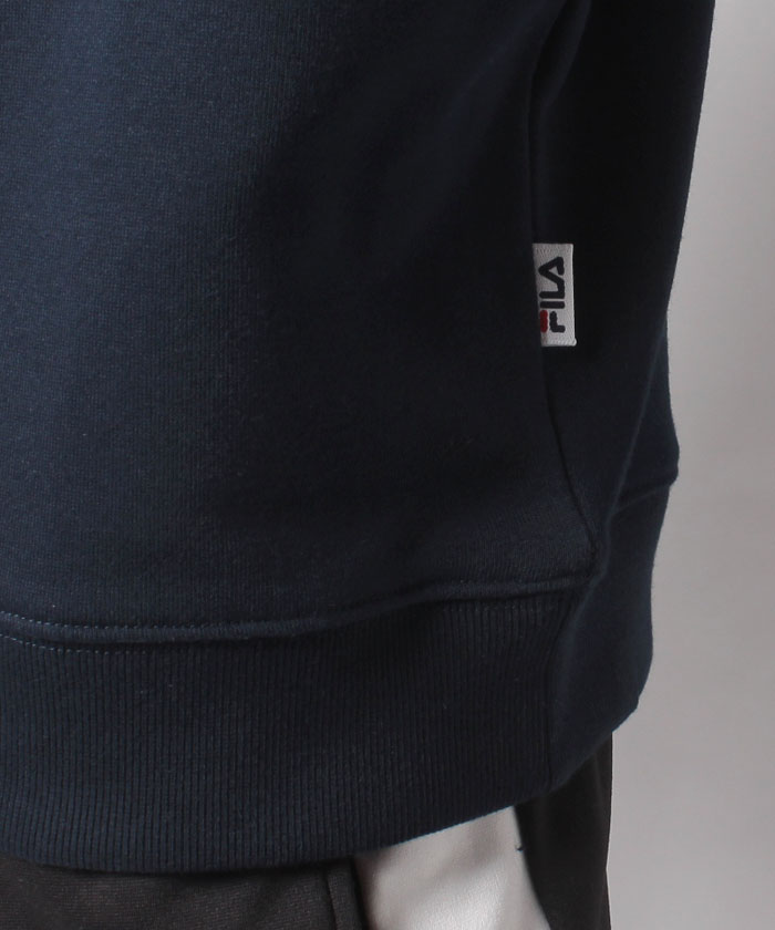 FILA タートルネックセーター カラーブロック FILA フィラ 編地切り替えアクティブセーター 同サイズ2色組