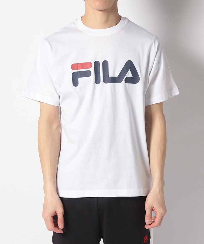 カジュアルウェア】 天竺 プリント半袖Tシャツ メンズ|FILA（フィラ 