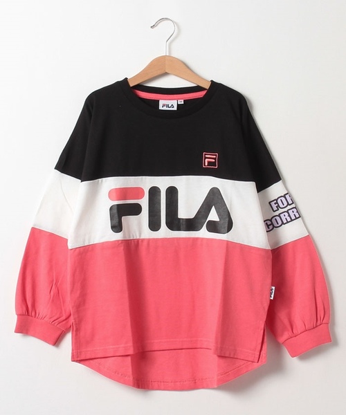 女児長袖tシャツ キッズ トップス Fila フィラ 公式通販 オンラインストア