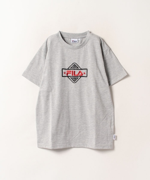 【キッズ】刺繍ロゴプリント Tシャツ ボーイズ