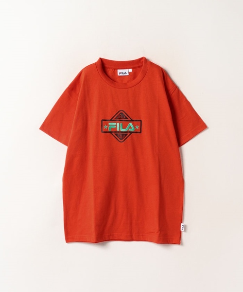 【キッズ】刺繍ロゴプリント Tシャツ ボーイズ