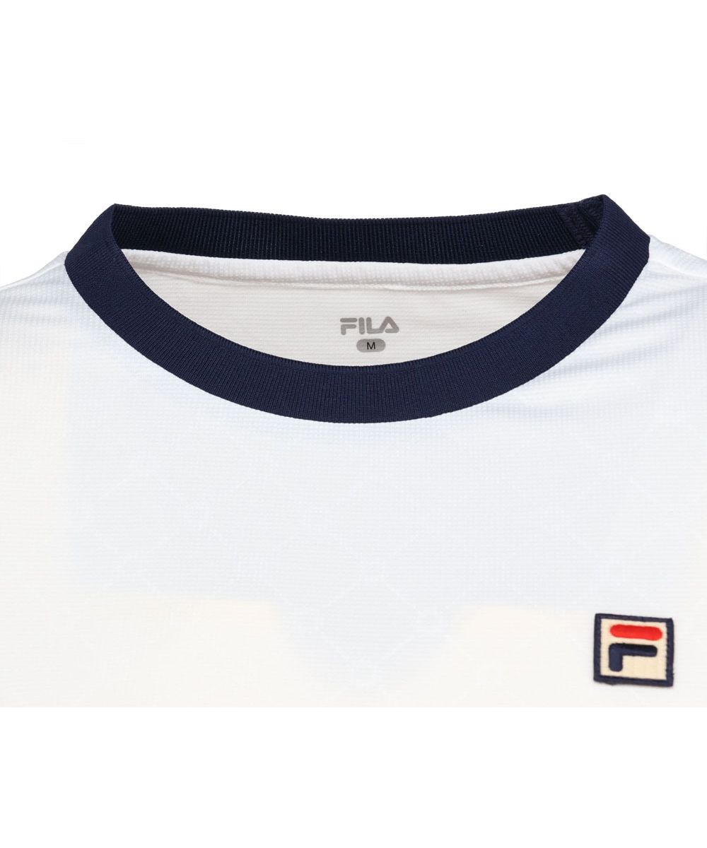 テニス】デイジーエンボス ボトルネック ロングスリーブTシャツ スポーツウェア レディース|FILA（フィラ）公式通販|オンラインストア