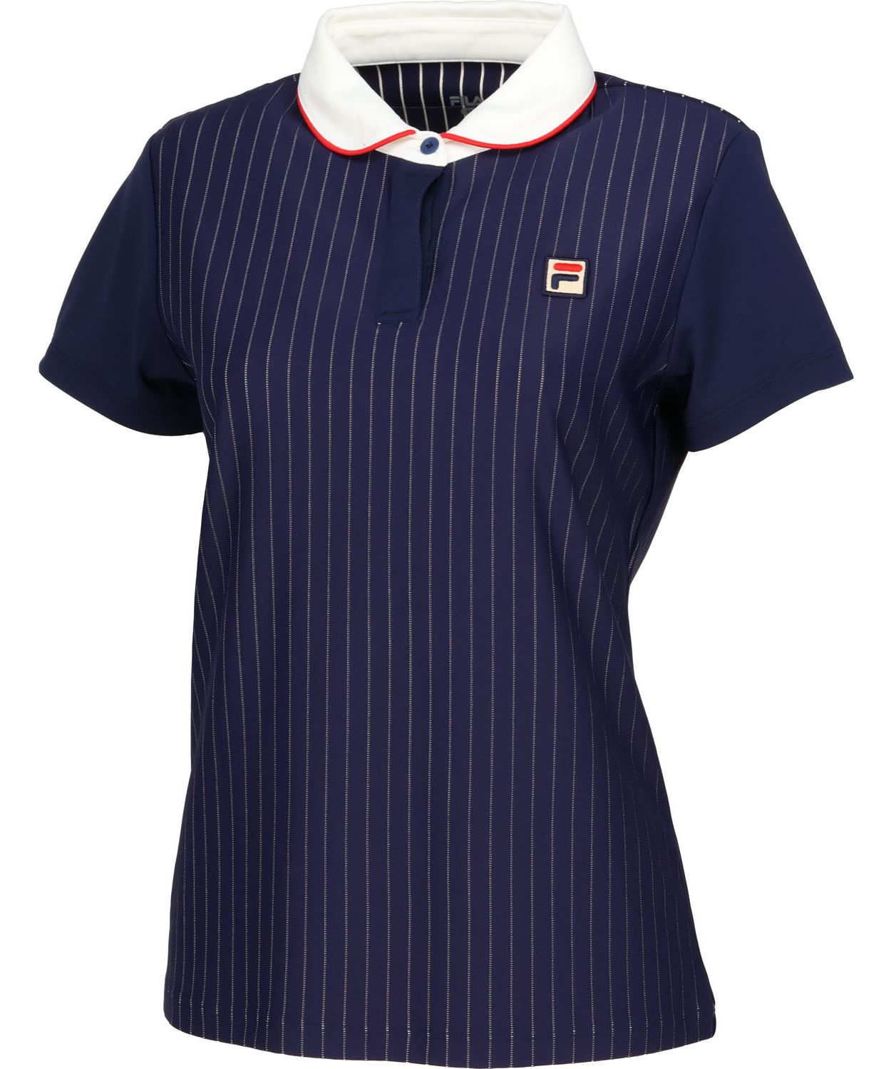 FILA × Y/PROJECT ストライプ ポロシャツ