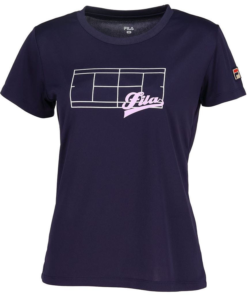大会限定】テニスコートグラフィックTシャツ レディース|FILA（フィラ 