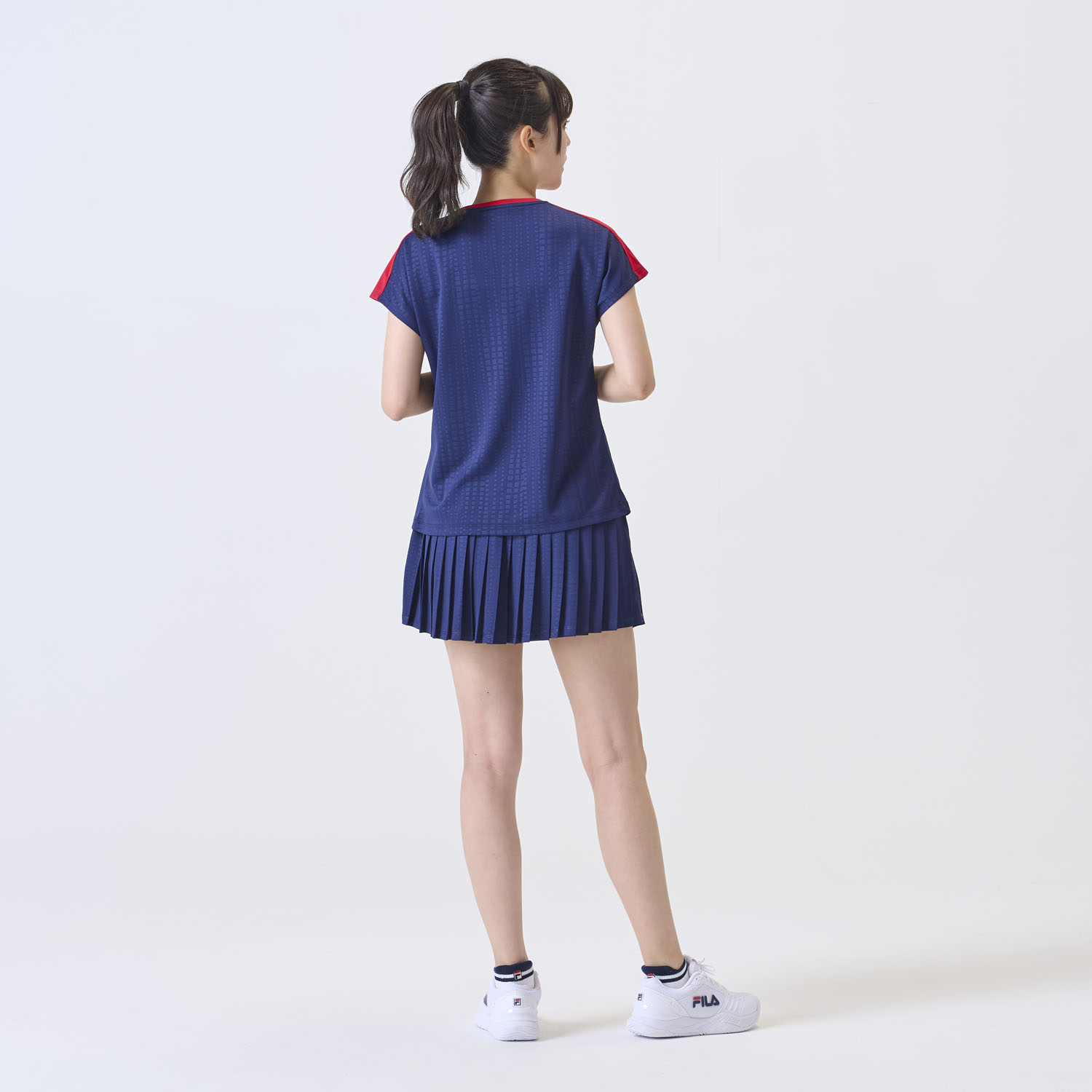 No.616 温かかっ FILA今期秋冬最新スコート☆NAVY☆XL☆新品