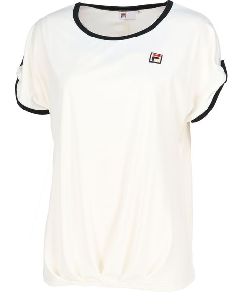【テニス】ウェストタック ドロップショルダー Tシャツ レディース