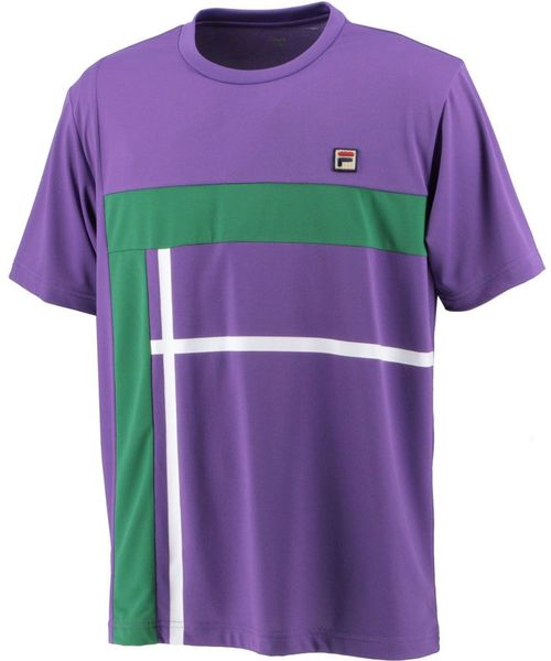 【テニス】F切替 Tシャツ スポーツウェア メンズ