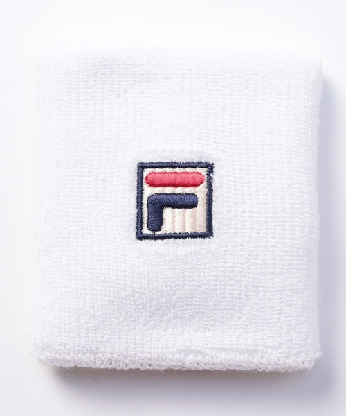♡フィラ♡テニス♡モコモココート♡XL テニス】Fボックス刺繍 ロングリストバンド 無地 オールシーズン