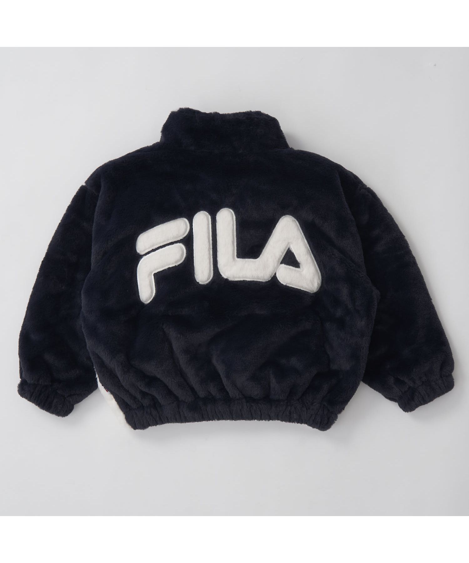 両面 FILA ボアジャケット 140 リバーシブル ひつじのショーン 暖かい