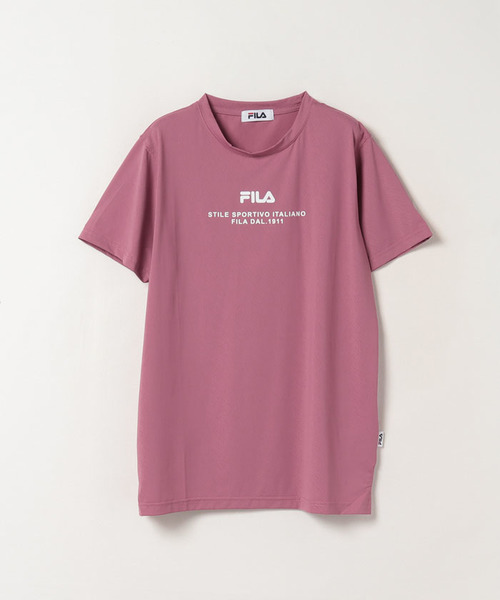 【ラン】接触冷感 ロゴプリント Tシャツ レディース