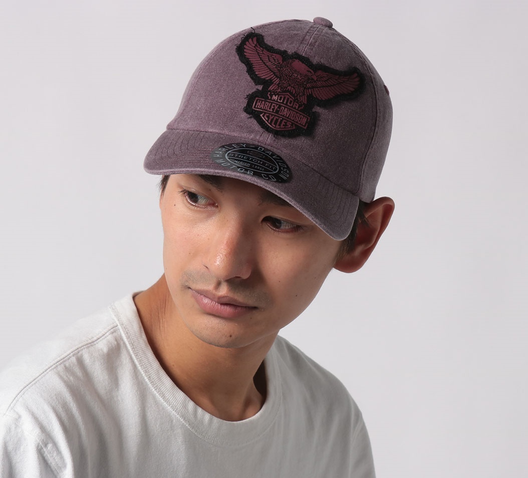 クロムハーツ  TRUCKER CAP/デニムトラッカー ロゴ刺繍ステッチデニムトラッカー帽子 メンズ