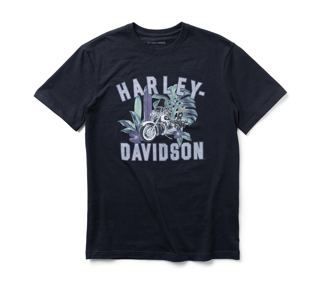 【Men's】Harley－Davidson(R) x Reyn Spooner(R)'93 ヘリテイジ　ソフテイル　Tシャツ
