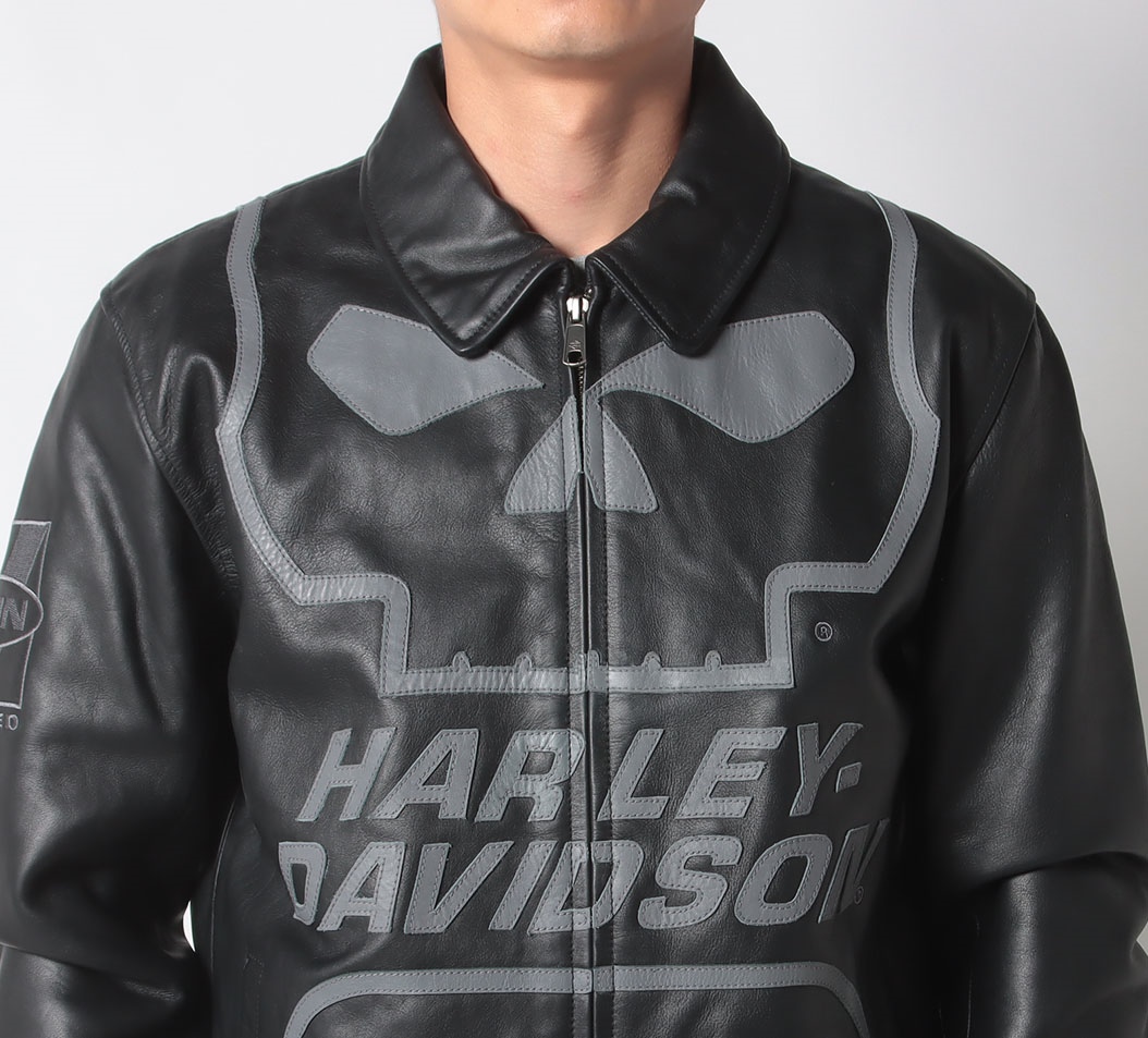 Harley-Davidson ウィリーGスカル革ジャンウィリーGスカル