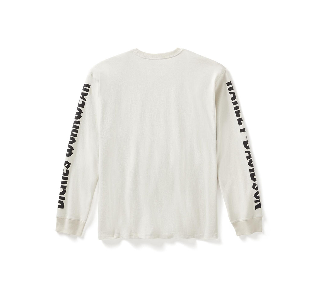 Dickies(R) x H-D(R)ヘビーウェイトLSイーグルTシャツ｜ハーレー