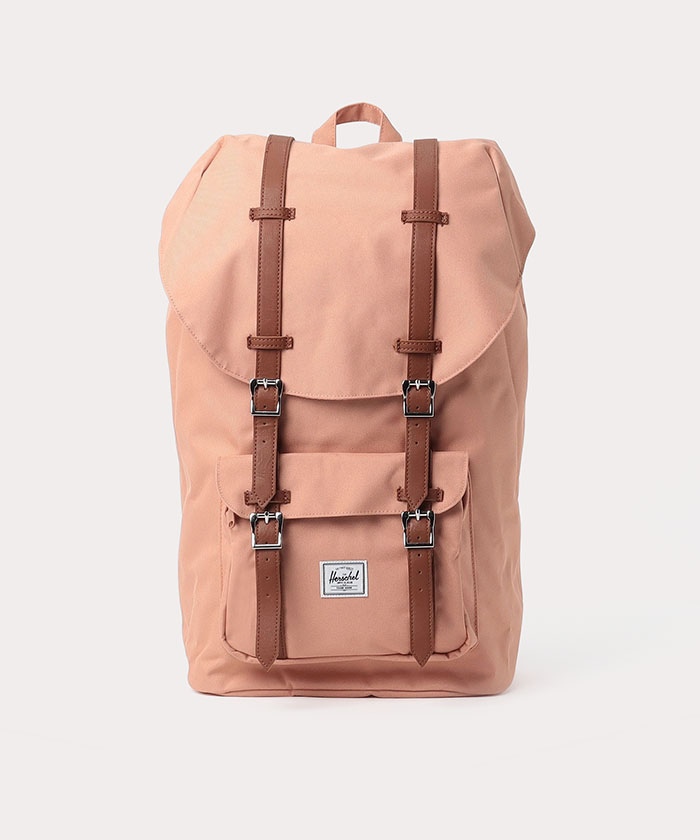 アイボリー×レッド Herschel Unisex's Little America Backpack, Fresh Salmon, One Size  並行輸入品