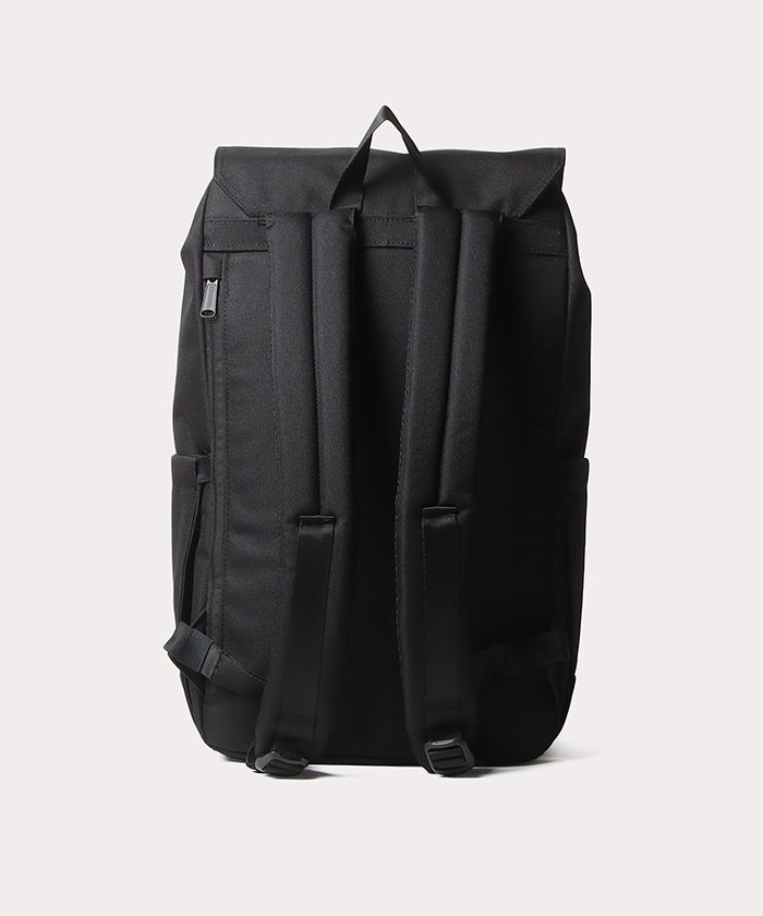 Herschel supply co retreat backpack 2024 in black with rubberised straps