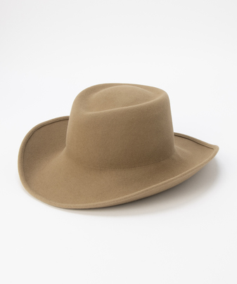 yKIJIMA TAKAYUKI/LW}^JLzFELT WIDE BRIM PORKPIE HAT