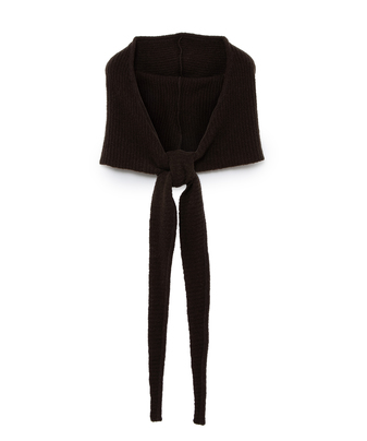【KIJIMA TAKAYUKI/キジマタカユキ】BOUCLE HOODED SCARF