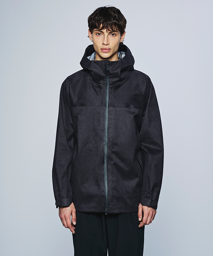 CRAFTED BY DESCENTE.LAB[シンセティックスウェードハードシェルジャケットWJK31]ブラック6238600208メンズ