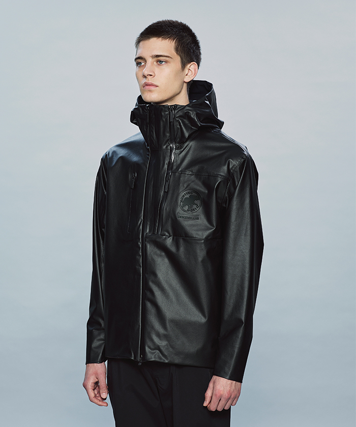 CRAFTED BY DESCENTE.LAB[サーフェイスラミネートシェルジャケットXJK01]ブラック6231600108メンズ