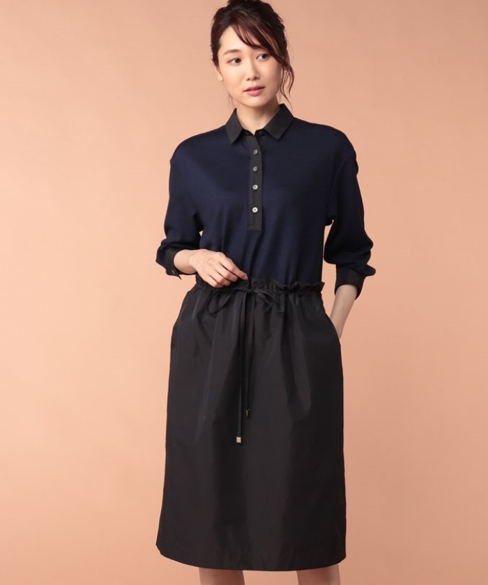 メモリータフタワンピース Old England Official Online Shop オールドイングランド公式通販サイト