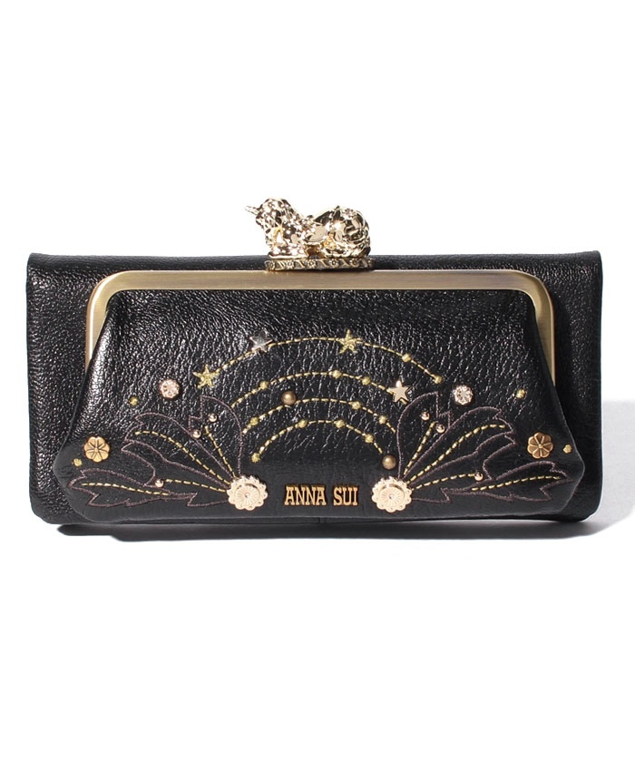 一番の贈り物 新品 アナスイ ANNA SUI ファンタジア 外口金長財布