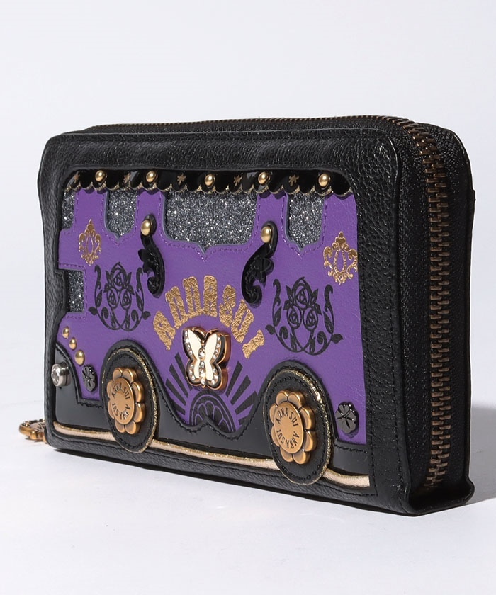 ANNA SUI ASバス ラウンドファスナー長財布 - 長財布