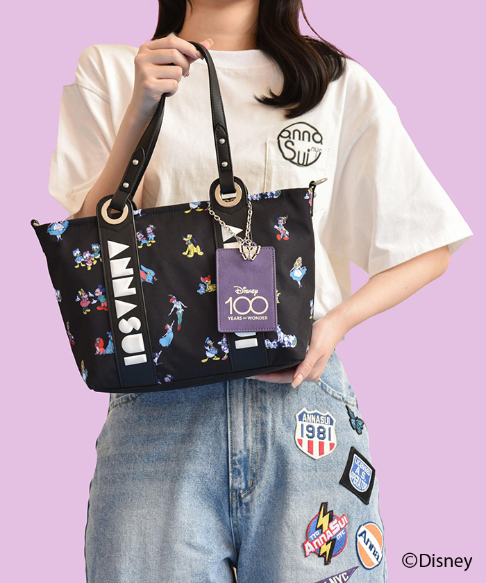 Disney100フレンズ トートバッグ | アナスイ(ANNA SUI) | バッグ、財布 ...