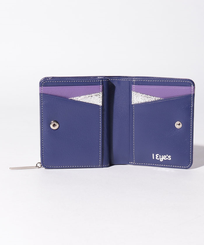 紫色の音階 二つ折りLファスナー財布 | アイアイズ(IEye's) | バッグ