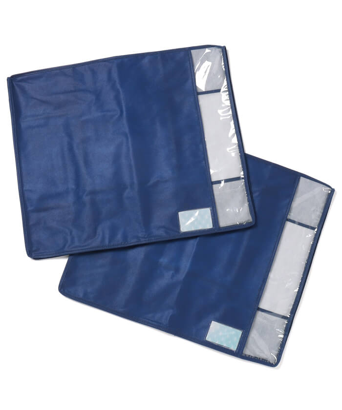 消臭・抗菌／ダウンジャケットすっきり収納袋　2枚入り　約60×50cm　| 衣類収納