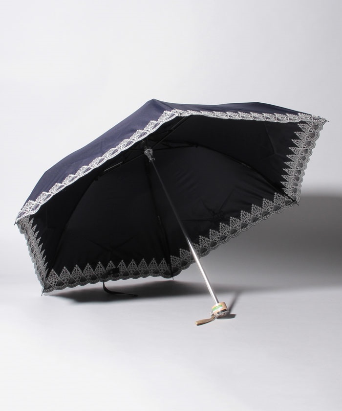 LANVIN COLLECTION（ランバンコレクション）晴雨兼用折りたたみ日傘 裾 