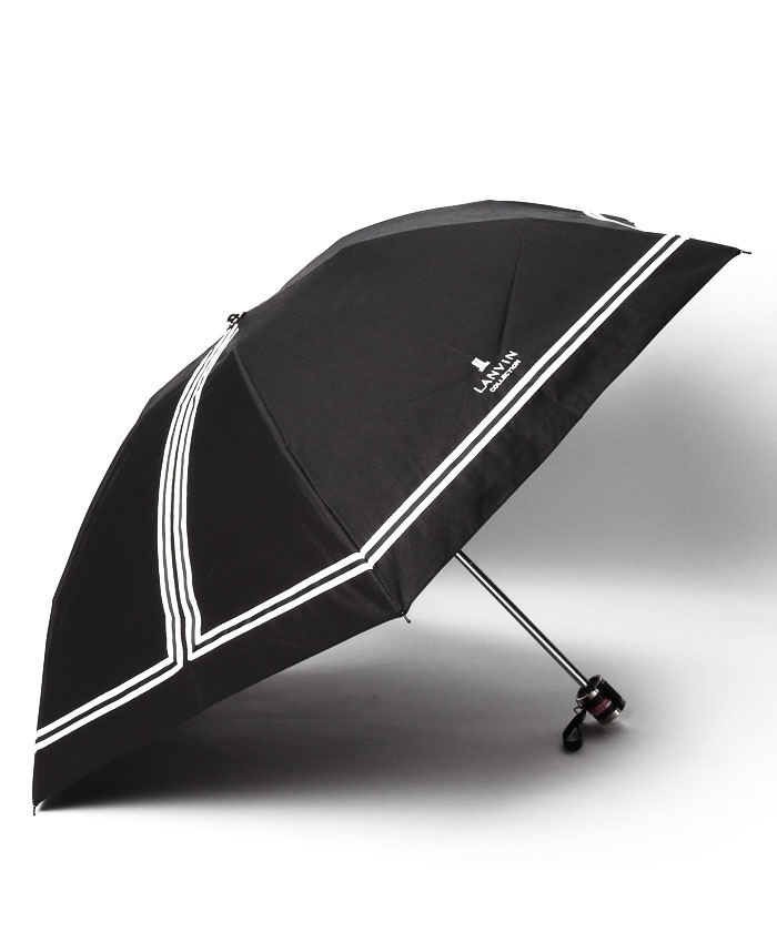 晴雨兼用折りたたみ日傘 ”シエスタフリル×グログランリボン