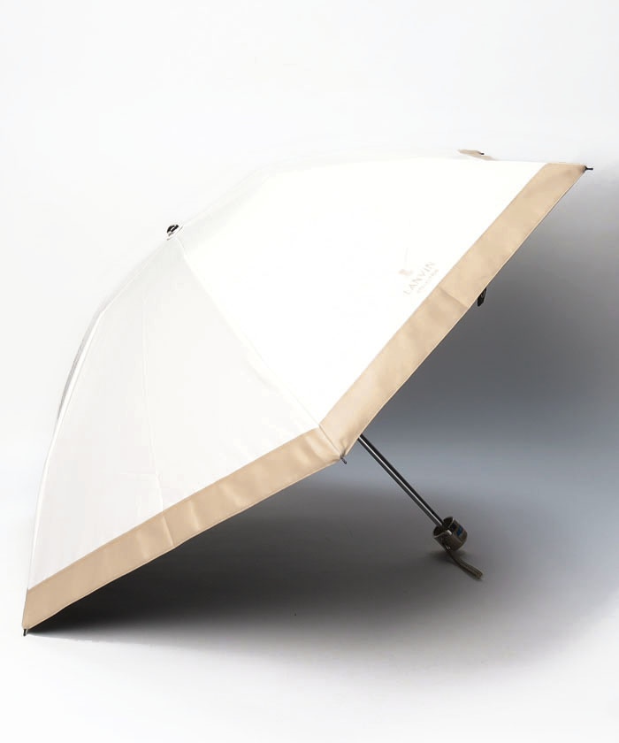 晴雨兼用折りたたみ日傘 ”グログランリボン” - | LANVIN COLLECTION 