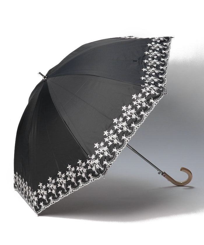 晴雨兼用日傘 ラメ×フラワー刺繍 - | LANVIN COLLECTION | ランバン