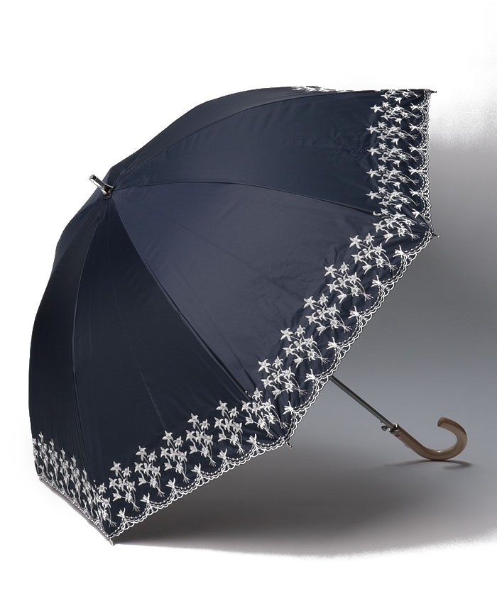 晴雨兼用日傘 ラメ×フラワー刺繍 - | LANVIN COLLECTION