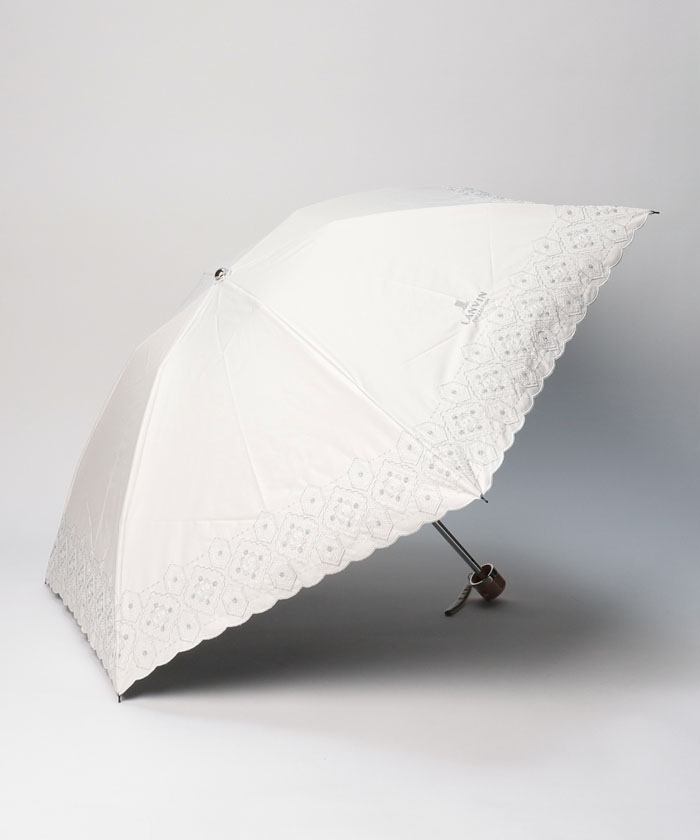晴雨兼用折りたたみ日傘 幾何刺繍 - | LANVIN COLLECTION | ランバン 