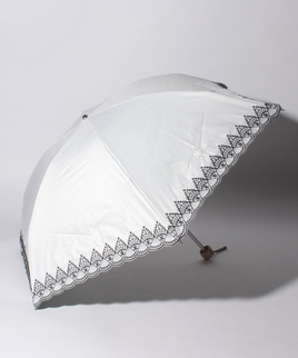LANVIN COLLECTION（ランバンコレクション）晴雨兼用折りたたみ日傘 裾 