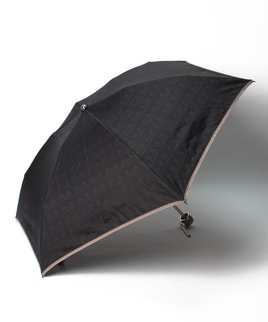 LANVIN CLLECTION（ランバンコレクション）晴雨兼用折りたたみ日傘　刺繍モノグラム