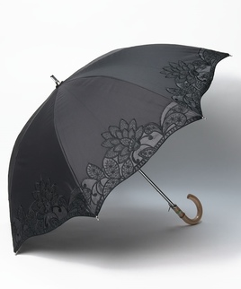 晴雨兼用日傘　”フラワーオーガンジーカットワーク”