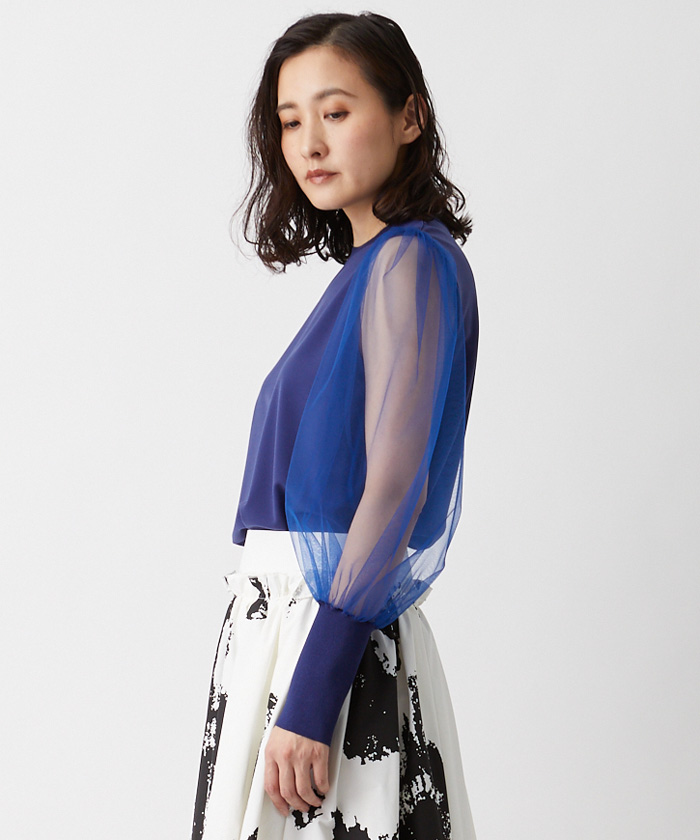 チュールスリーブカットソー - | LANVIN COLLECTION | ランバン ...